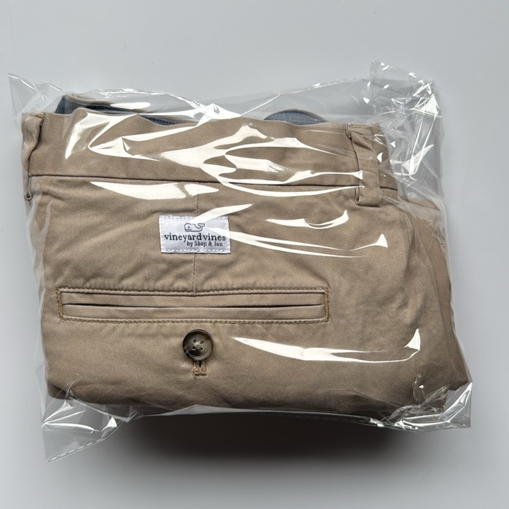 Vineyard Vines Tan Flat Front Shorts - Picture 7 of 7